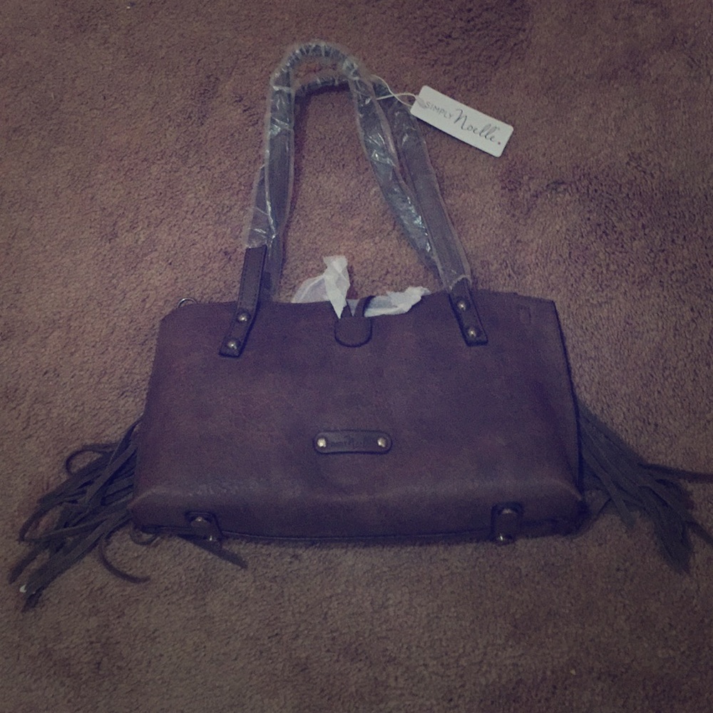 Simply Noelle Brown Handbag